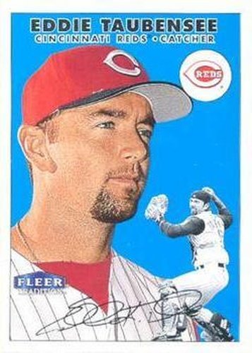 #34 Eddie Taubensee - Cincinnati Reds - 2000 Fleer Tradition Baseball