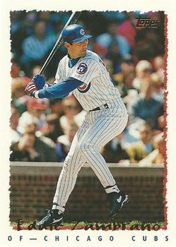 #34 Eddie Zambrano - Chicago Cubs - 1995 Topps Baseball