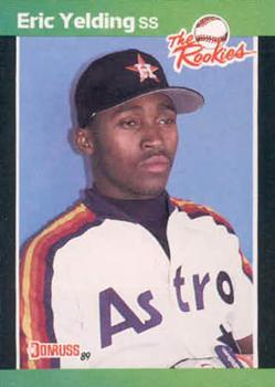 #34 Eric Yelding - Houston Astros - 1989 Donruss The Rookies Baseball