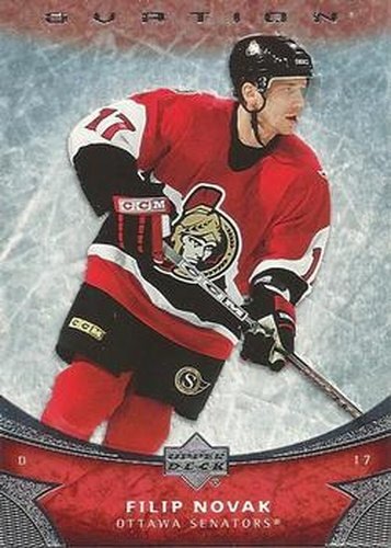 #34 Filip Novak - Ottawa Senators - 2006-07 Upper Deck Ovation Hockey