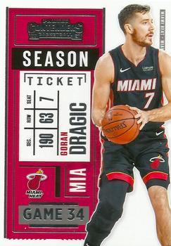 #34 Goran Dragic - Miami Heat - 2020-21 Panini Contenders Basketball