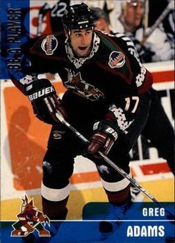 #34 Greg Adams - Phoenix Coyotes - 1999-00 Be a Player Memorabilia Hockey