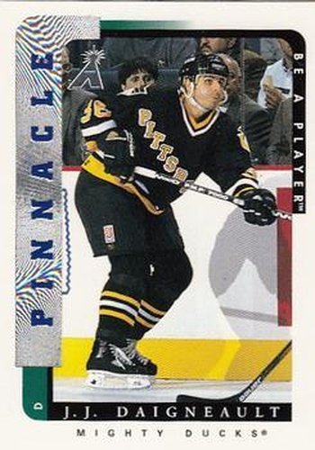 #34 J.J. Daigneault - Anaheim Mighty Ducks - 1996-97 Pinnacle Be a Player Hockey