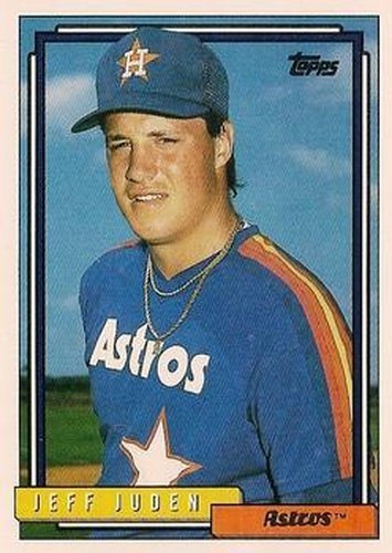 #34 Jeff Juden - Houston Astros - 1992 Topps Baseball