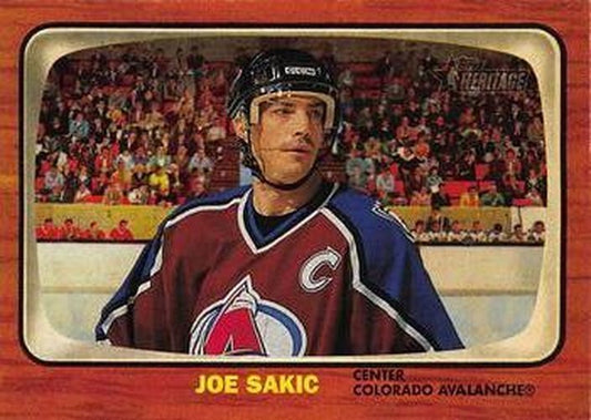#34 Joe Sakic - Colorado Avalanche - 2002-03 Topps Heritage Hockey