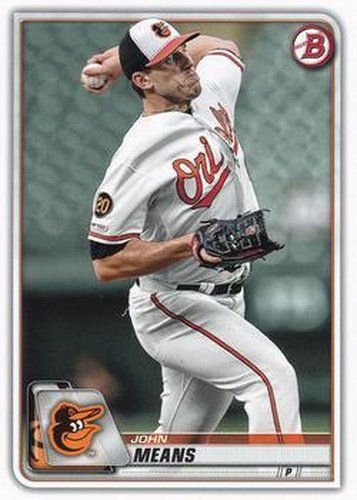 #34 John Means - Baltimore Orioles - 2020 Bowman Baseball
