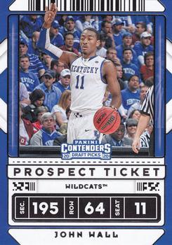 #34 John Wall - Kentucky Wildcats - 2020 Panini Contenders Draft Picks Basketball