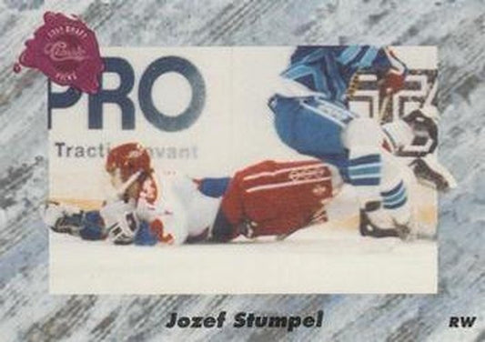 #34 Jozef Stumpel - Boston Bruins - 1991 Classic Four Sport