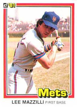 #34 Lee Mazzilli - New York Mets - 1981 Donruss Baseball