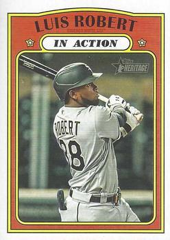#34 Luis Robert - Chicago White Sox - 2021 Topps Heritage Baseball