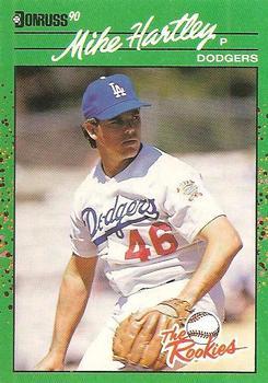 #34 Mike Hartley - Los Angeles Dodgers - 1990 Donruss The Rookies Baseball