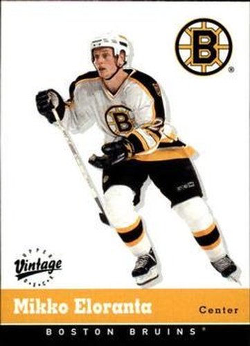 #34 Mikko Eloranta - Boston Bruins - 2000-01 Upper Deck Vintage Hockey