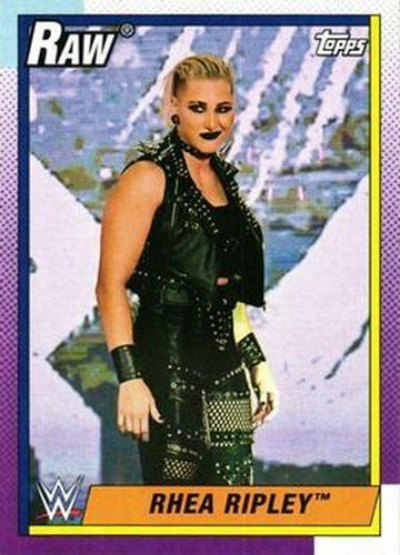 #34 Rhea Ripley - 2021 Topps Heritage WWE Wrestling