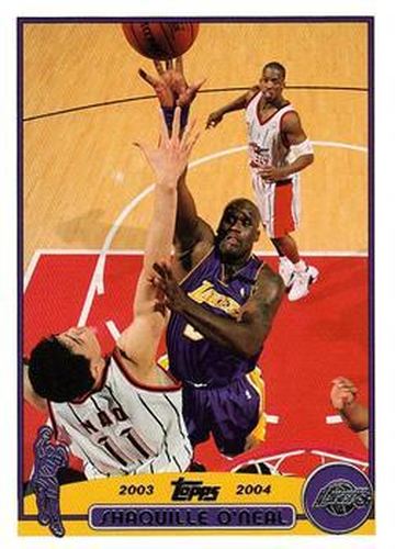 #34 Shaquille O'Neal - Los Angeles Lakers - 2003-04 Topps Basketball