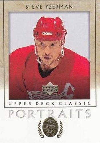 #34 Steve Yzerman - Detroit Red Wings - 2002-03 Upper Deck Classic Portraits Hockey