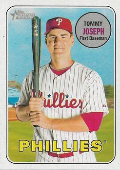 #34 Tommy Joseph - Philadelphia Phillies - 2018 Topps Heritage Baseball