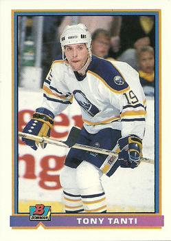 #34 Tony Tanti - Buffalo Sabres - 1991-92 Bowman Hockey