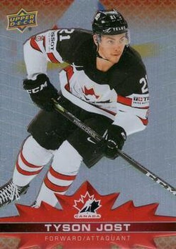 #34 Tyson Jost - Canada - 2021-22 Upper Deck Tim Hortons Team Canada Hockey