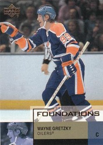 #34 Wayne Gretzky - Edmonton Oilers - 2002-03 Upper Deck Foundations Hockey
