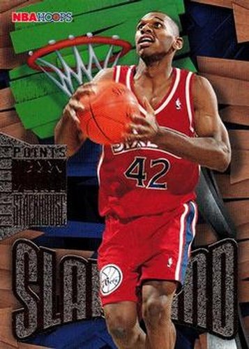 #34 Jerry Stackhouse - Philadelphia 76ers - 1995-96 Hoops Basketball - Slamland