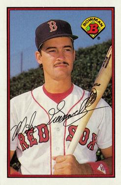 #34 Mike Greenwell - Boston Red Sox - 1989 Bowman Baseball