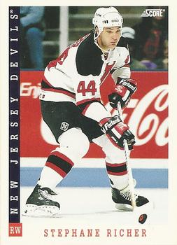 #34 Stephane Richer - New Jersey Devils - 1993-94 Score Canadian Hockey