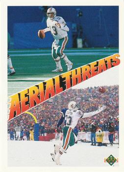 #34 Dan Marino / Mark Clayton - Miami Dolphins - 1991 Upper Deck Football