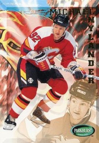 #34 Michael Nylander - Calgary Flames - 1995-96 Parkhurst International Hockey