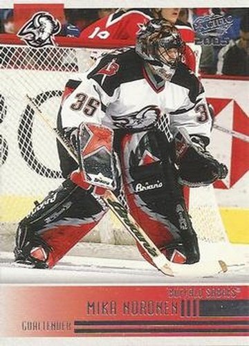 #34 Mika Noronen - Buffalo Sabres - 2004-05 Pacific Hockey
