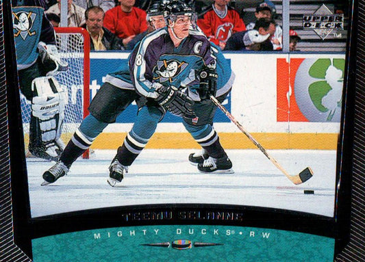 #34 Teemu Selanne - Anaheim Mighty Ducks - 1998-99 Upper Deck Hockey
