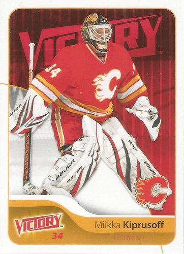 #34 Miikka Kiprusoff - Calgary Flames - 2011-12 Upper Deck Victory Hockey