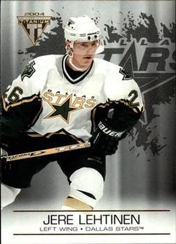 #34 Jere Lehtinen - Dallas Stars - 2003-04 Pacific Private Stock Titanium Hockey