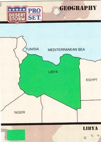 #34 Libya - 1991 Pro Set Desert Storm