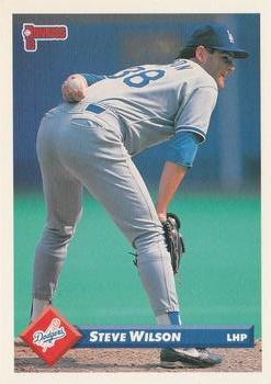 #34 Steve Wilson - Los Angeles Dodgers - 1993 Donruss Baseball