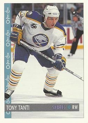 #34 Tony Tanti - Buffalo Sabres - 1992-93 O-Pee-Chee Hockey