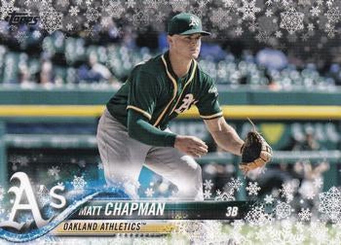 #HMW34 Matt Chapman - Oakland Athletics - 2018 Topps Holiday Baseball