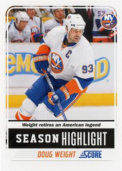 #34 Doug Weight - New York Islanders - 2011-12 Score Hockey