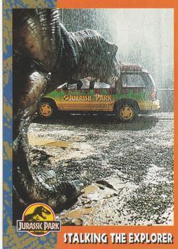#34 Stalking the Explorer - 1993 Topps Jurassic Park
