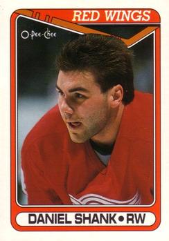 #34 Daniel Shank - Detroit Red Wings - 1990-91 O-Pee-Chee Hockey