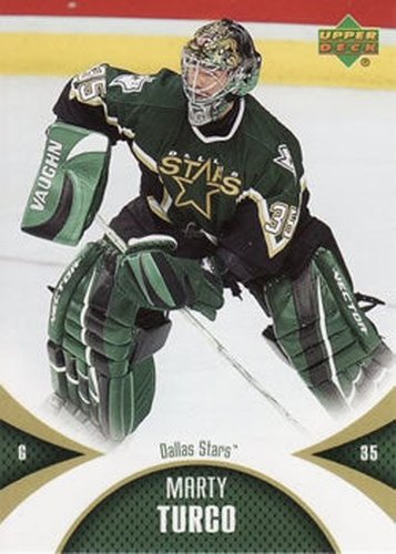 #34 Marty Turco - Dallas Stars - 2006-07 Upper Deck Mini Jersey Hockey