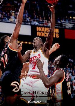 #34 Carl Herrera - Houston Rockets - 1995-96 Upper Deck Basketball