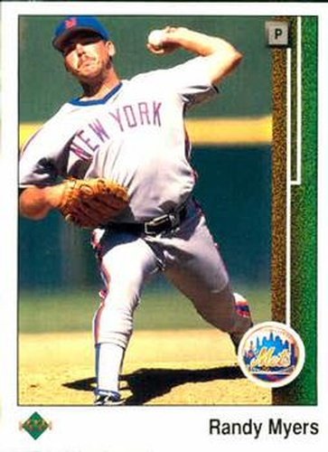 #634 Randy Myers - New York Mets - 1989 Upper Deck Baseball