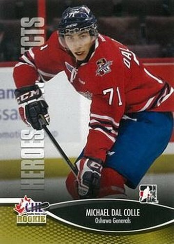 #34 Michael Dal Colle - Oshawa Generals - 2012-13 In The Game Heroes and Prospects Hockey