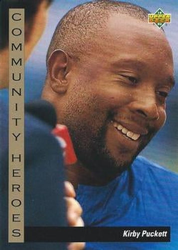 #34 Kirby Puckett - Minnesota Twins - 1993 Upper Deck Baseball