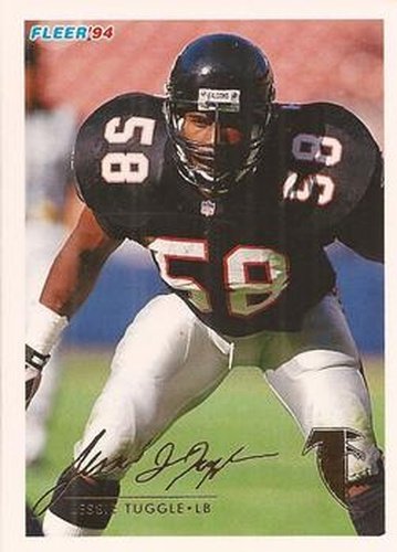 #34 Jessie Tuggle - Atlanta Falcons - 1994 Fleer Football