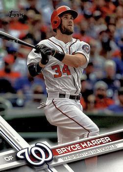 #34a Bryce Harper - Washington Nationals - 2017 Topps Baseball