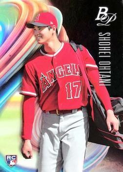#34b Shohei Ohtani - Los Angeles Angels - 2018 Bowman Platinum Baseball