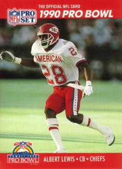 #350 Albert Lewis - Kansas City Chiefs - 1990 Pro Set Football