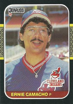 #350 Ernie Camacho - Cleveland Indians - 1987 Donruss Baseball