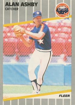 #350 Alan Ashby - Houston Astros - 1989 Fleer Baseball